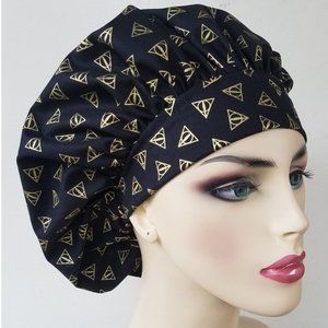 Harry Potter Deathly Hallows Bouffant Scrub Cap